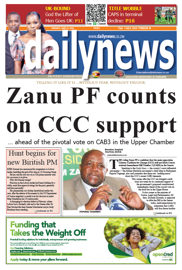 Tuesday 23 June  2026